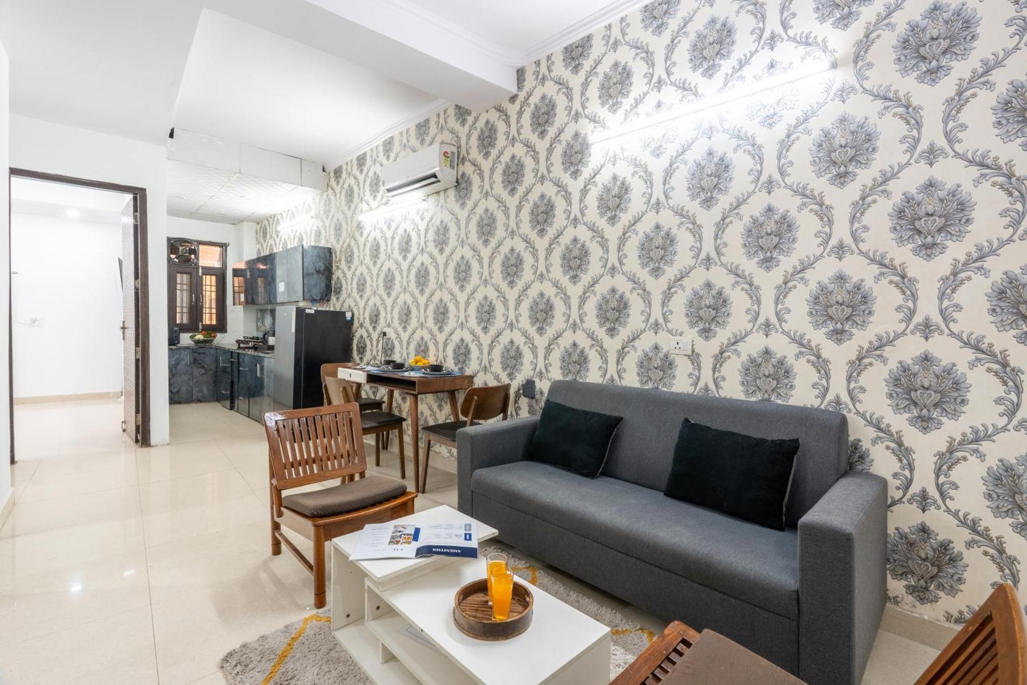 Apartament Homlee-Vintage 2Bhk-Ndls-Lift-Bharat Mandapam Nowe Delhi Zewnętrze zdjęcie